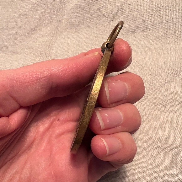 Vintage French Belgian large bronze cow medal agricultural heavy 1932 1930s - Picture 7 of 9